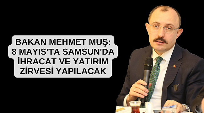 SAMSUN'DA İHRACAT VE YATIRIM ZİRVESİ YAPILACAK