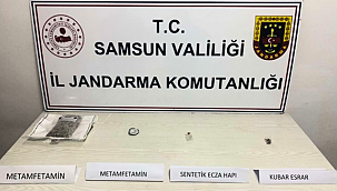 Vezirköprü'de 534 Gram Metamfetamin Ele Geçirildi