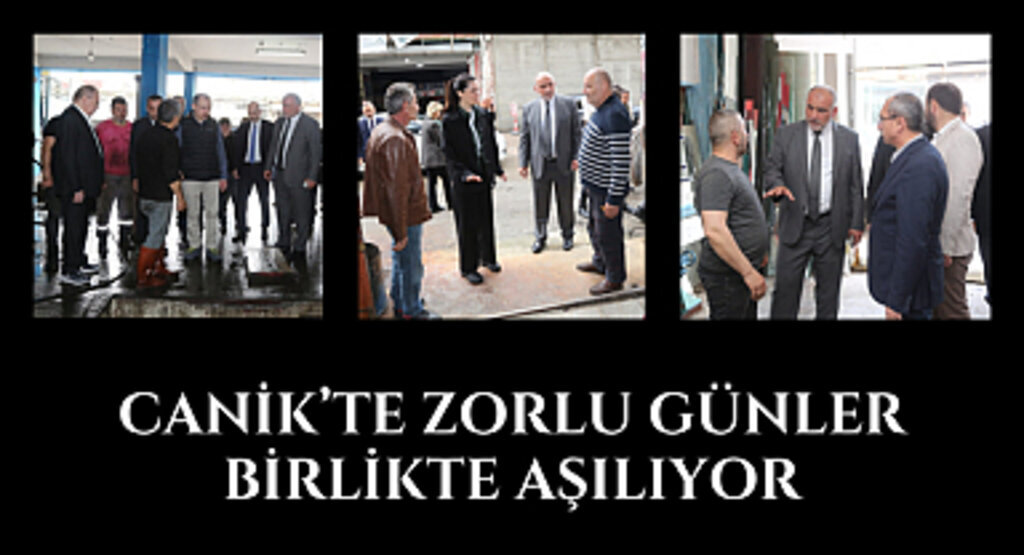 Canik’te Zorlu Günler Birlikte Aşılıyor