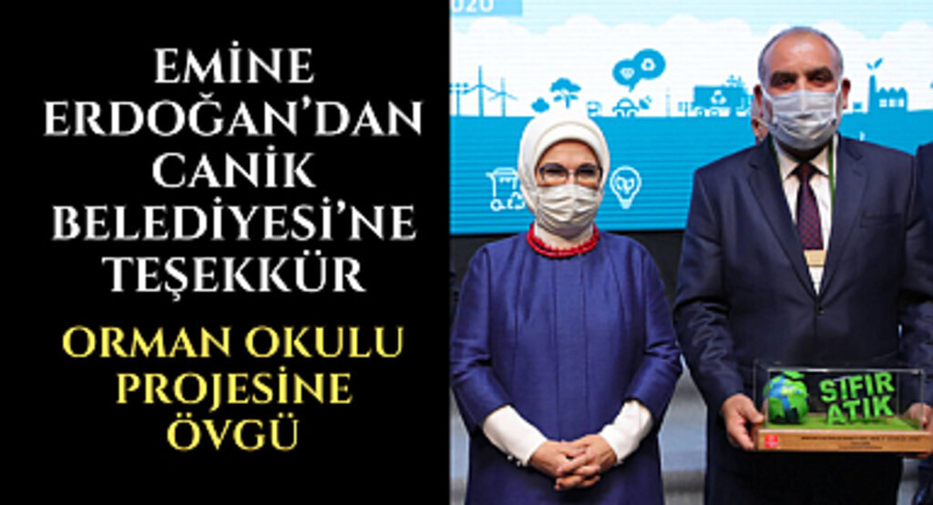 Emine Erdoğan’dan Canik Belediyesi’ne Teşekkür