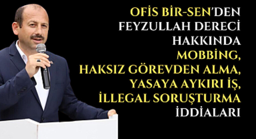 Gençlik ve Spor İl Müdürlüğü'nde mobbing, haksız görevden alma, illegal soruşturma iddiaları