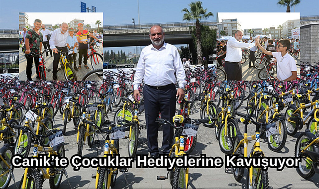 Canik’te Çocuklar Hediyelerine Kavuşuyor
