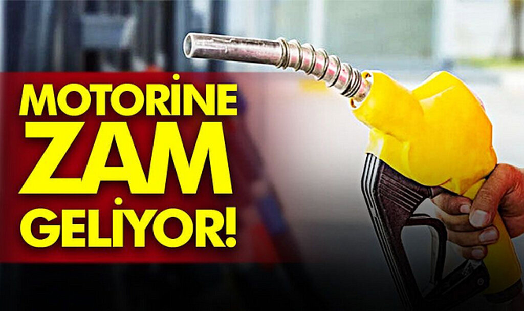Motorine 1 lira daha zam geliyor