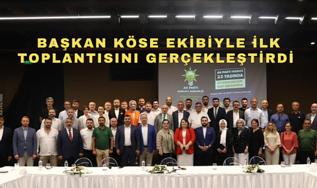 Samsun AK Parti'de yönetim belli oldu...