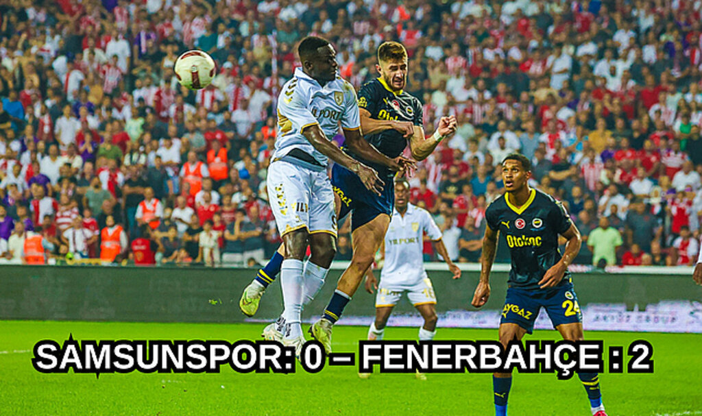 Samsunspor: 0 – Fenerbahçe : 2