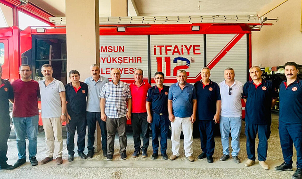 Bem Bir Sen Samsun Şube Başkanı Gayretli İtfaiye Haftasını kutladı