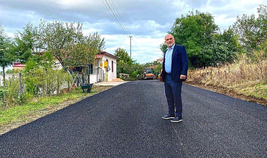Canik’te Yollar Sıcak Asfaltla Donatıldı