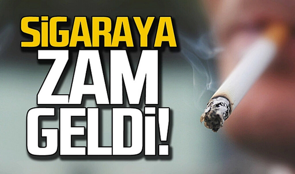 Sigaraya zam! Paket başına 5 TL arttı
