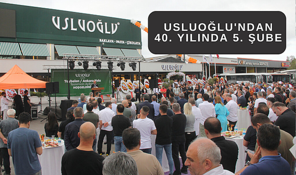 USLUOĞLU'NDAN 40. YILINDA 5. ŞUBE