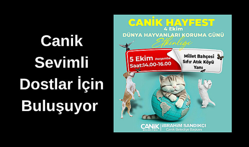 Canik Sevimli Dostlar İçin Buluşuyor