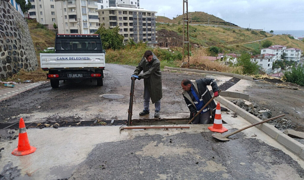 Canik’te Ekipler Alarma Geçti