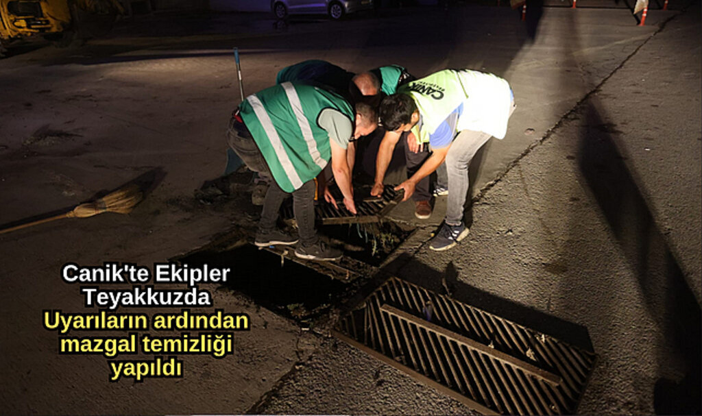 Canik'te Ekipler Teyakkuzda