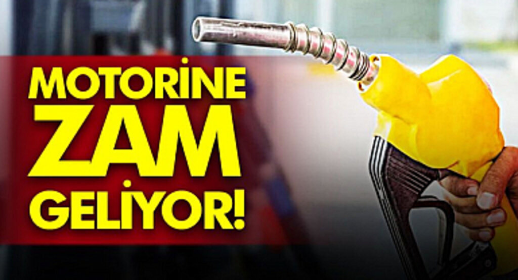 Motorine 1 lira 38 kuruş zam geliyor