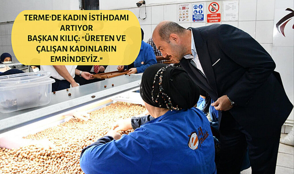Terme'de Kadın İstihdamı Artıyor