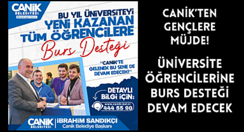 Canik’ten Gençlere Müjde!