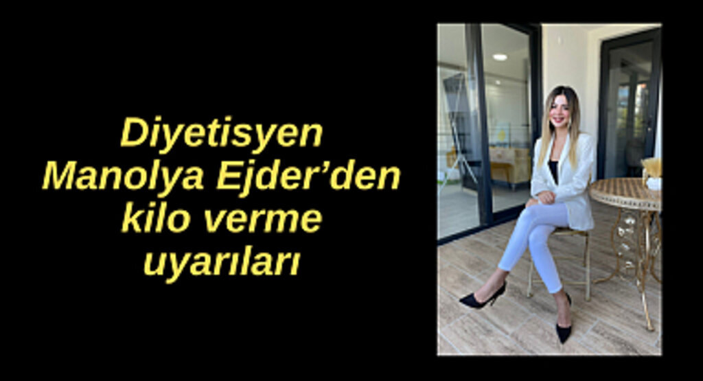 Diyetisyenden kilo verme uyarıları