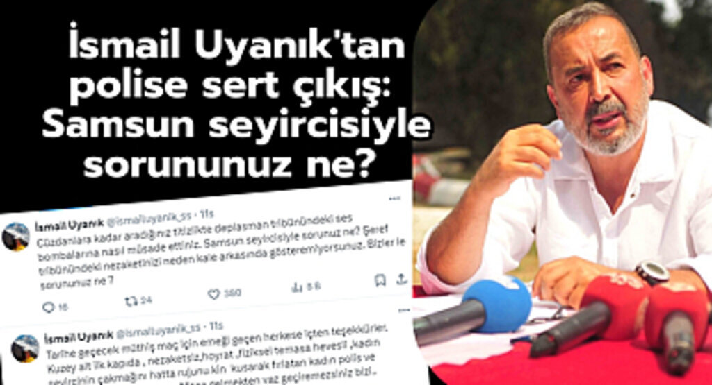 İsmail Uyanık'tan sert çıkış: Samsun seyircisiyle sorunuz ne? 