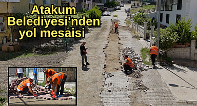 Atakum Belediyesi'nden yol mesaisi 