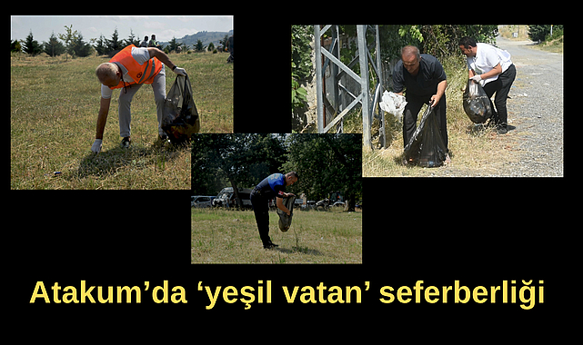 Atakum’da ormanlık alanlar yangın riskine karşı temizlendi