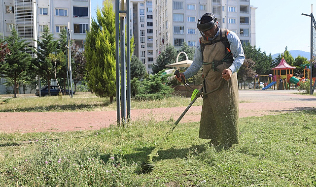 Canik'te Parklar Bakımlı ve Tertemiz