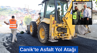 Canik'te Asfalt Yol Atağı 