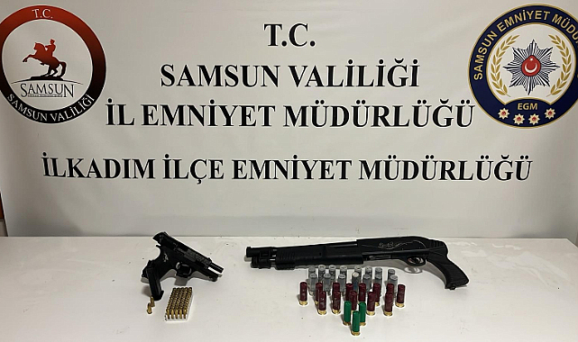 Samsun'da silahlı saldırı gerçekleştiren iki kişi yakalandı