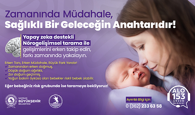 BÜYÜKŞEHİR’DEN AİLELERE VE BEBEKLERE DESTEK: RİSKLİ BEBEKLERDE ERKEN MÜDAHALE