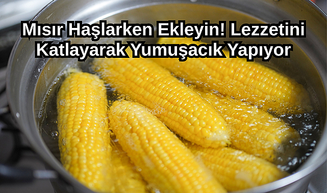 Mısır Haşlarken Ekleyin! Lezzetini Katlayarak Yumuşacık Yapıyor