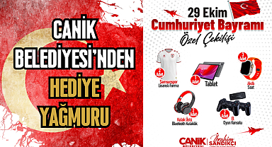 Canik Belediyesi'nden Hediye Yağmuru