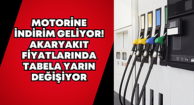 Motorine İndirim Geliyor! Akaryakıt Fiyatlarında Tabela Yarın Değişiyor