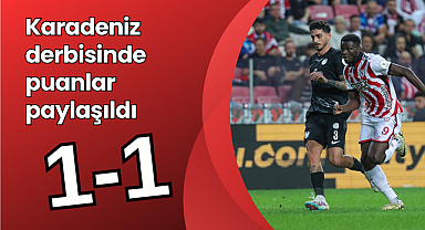 Samsunspor - Çaykur Rizespor: 1-1