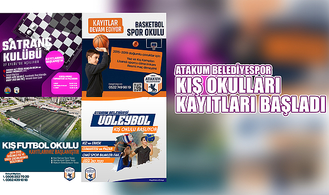 Atakum Belediyespor 'Kış Okulları' Kayıtları Başladı