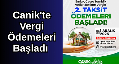 Canik'te Vergi Ödemeleri Başladı