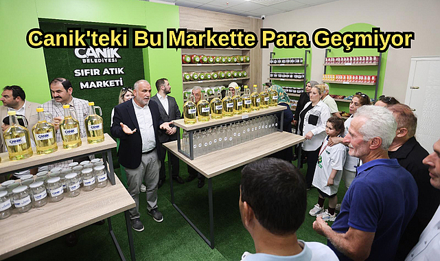 Canik'teki Bu Markette Para Geçmiyor