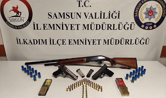 İlkadım’da Ruhsatsız Silah Operasyonu