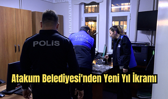 Atakum Belediyesi'nden Yeni Yıl İkramı