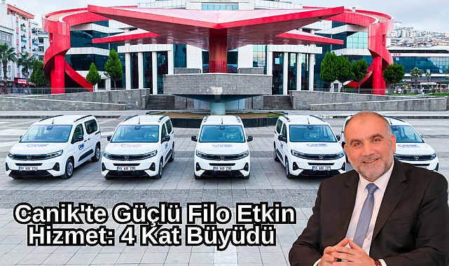 Canik'te Güçlü Filo Etkin Hizmet: Yeni Araçlar Dâhil Edilmeye Devam Ediyor