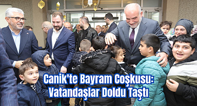 Canik'te Bayram Coşkusu: Vatandaşlar Doldu Taştı 