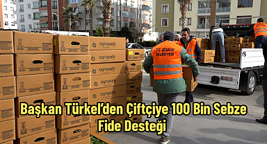 Atakumlu Çiftçiye 100 Bin Adet Sebze Fidesi