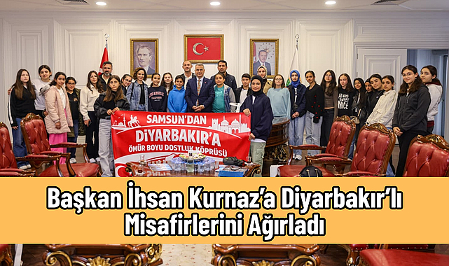 Başkan İhsan Kurnaz’a Diyarbakır’lı Misafirlerini Ağırladı