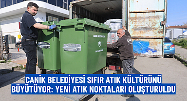 Canik Belediyesi Sıfır Atık Kültürünü Büyütüyor: Yeni Atık Noktaları Oluşturuldu