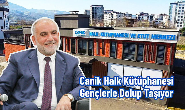 Canik Halk Kütüphanesi Gençlerle Dolup Taşıyor
