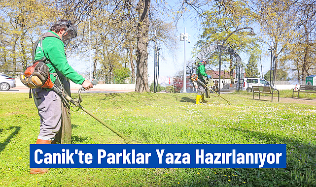 Canik'te Parklar Yaza Hazırlanıyor