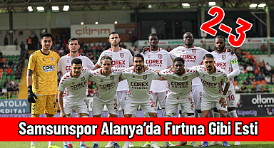 Corendon Alanyaspor 2-3 Samsunspor