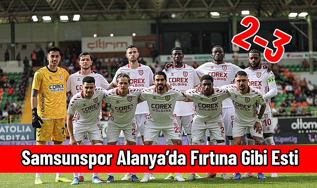 Corendon Alanyaspor 2-3 Samsunspor