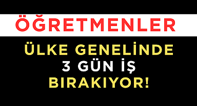 Eğitimde Silahlı Saldırı Dehşeti: Öğretmenler Ülke Genelinde 3 Gün İş Bırakıyor!