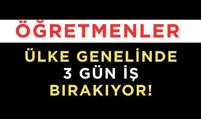 Eğitimde Silahlı Saldırı Dehşeti: Öğretmenler Ülke Genelinde 3 Gün İş Bırakıyor!