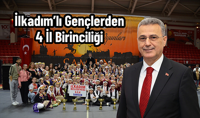 İlkadım’lı Gençlerden 4 İl Birinciliği