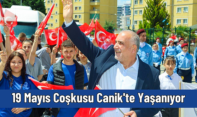 19 Mayıs Coşkusu Canik'te Yaşanıyor