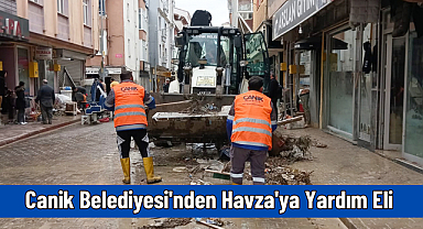 Canik Belediyesi'nden Havza'ya Yardım Eli 